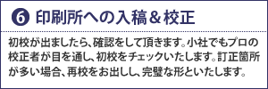 6.印刷所への入稿＆校正