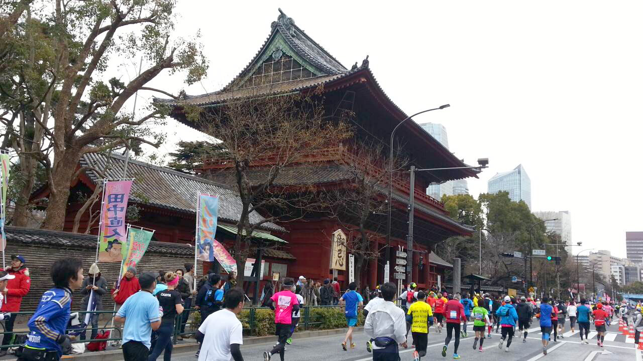 東京マラソン当日06_芝大門