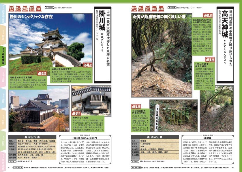 ハンディ版　日本の名城データブック２００サンプルイメージ2