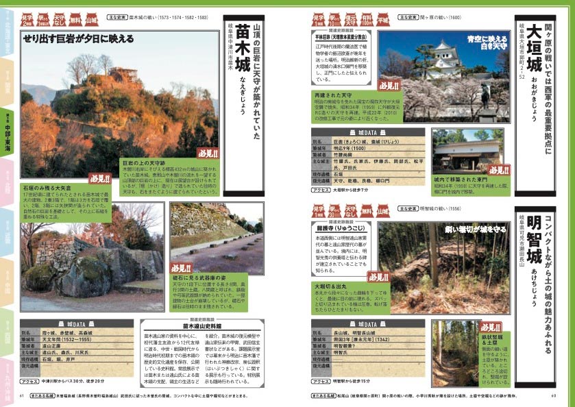 ハンディ版　日本の名城データブック２００サンプルイメージ3