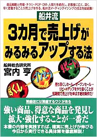 「船井流　3ヵ月で売上げがみるみるアップする法」書影