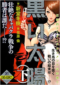 「マンサンQコミックス 黒い太陽(下)」書影