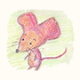 ねずみのイラストのアイコン